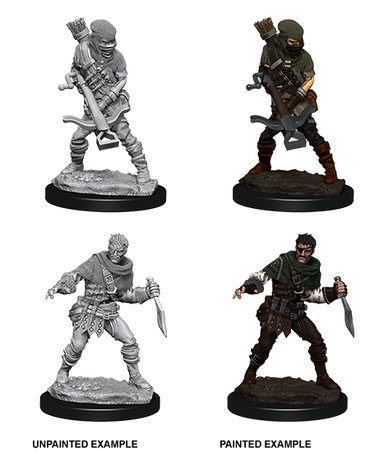 Pathfinder Deep Cuts W04 Bandits unpainted miniature