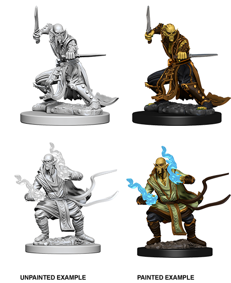 D&D NMM W05 Githzerai unpainted miniatures