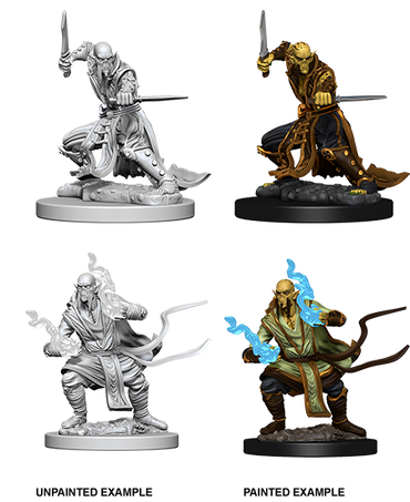 D&D NMM W05 Githzerai unpainted miniatures