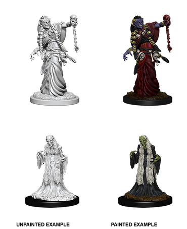 D&D NMM W06 Green Hag & Night Hag unpainted miniatures