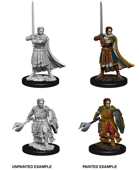 D&D NMM W08 Human Cleric unpainted miniatures