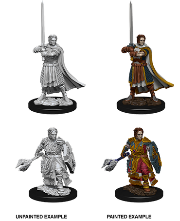 D&D NMM W08 Human Cleric unpainted miniatures