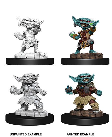Pathfinder Deep Cuts W09 Goblin Alchemist Female unpainted miniature