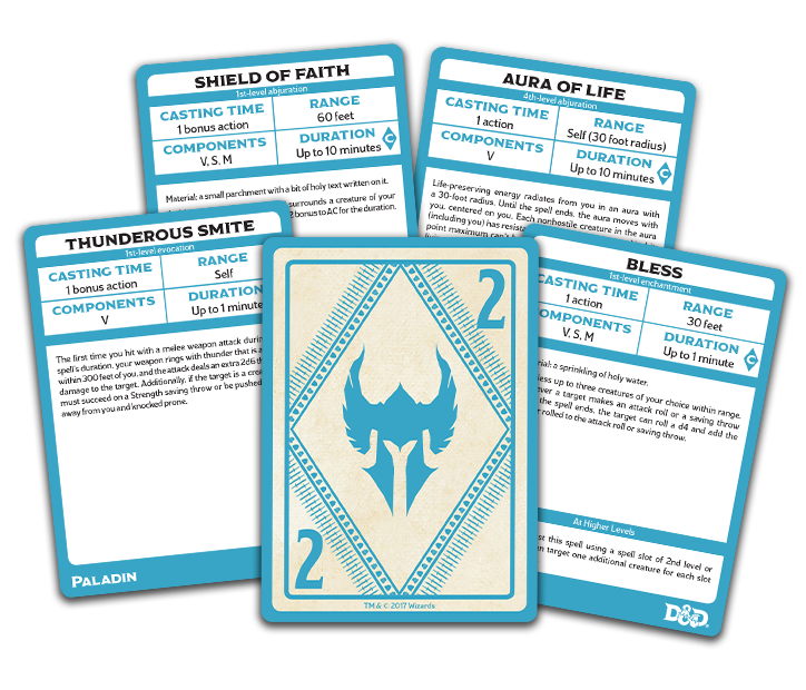 Dungeons & Dragons Spellbook Cards: Paladin
