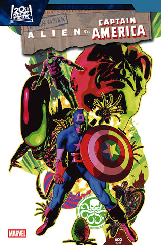 Alien vs. Captain America #3 Aco Variant