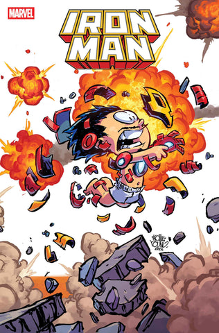 Iron Man #4 Skottie Young 4 Part Connecting Variant