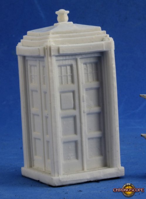 Reaper miniature - Chronoscope Bones: Telephone Box