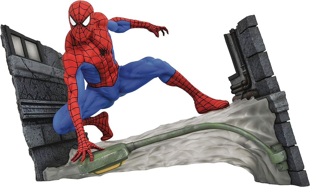 Marvel Gallery Spiderman Webbing Comic pvc diorama