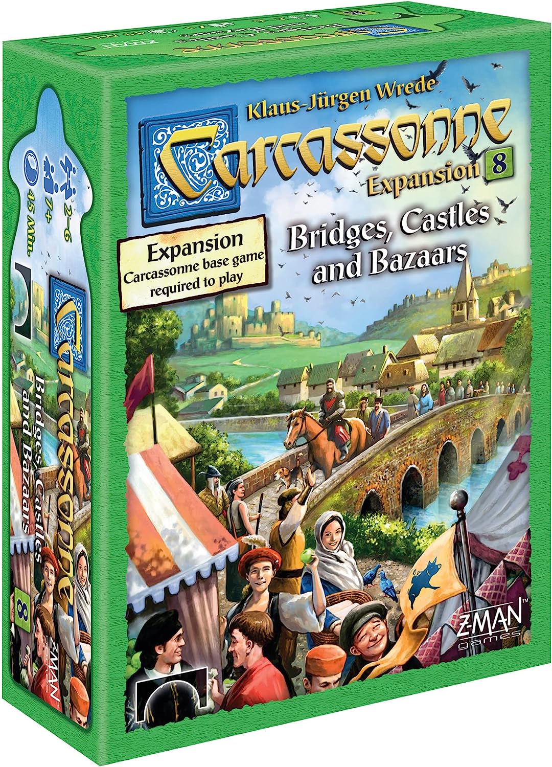 Carcassonne Bridges, Castles & Bazaars Board