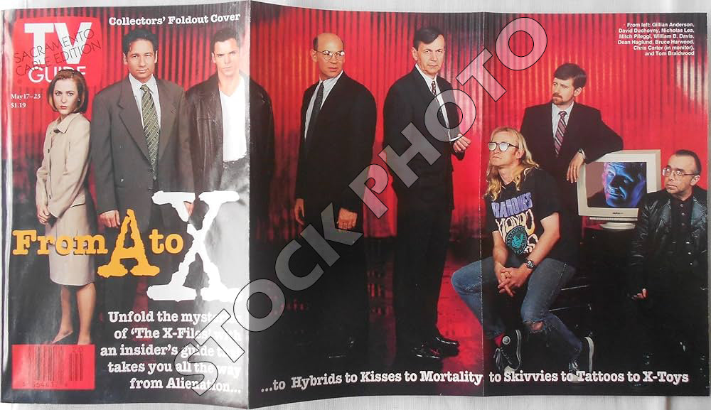 The X-Files 3 TV Guide Set (+2 Extra copies of Collector Foldout Cover Edition)