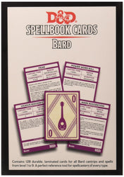 Dungeons & Dragons Spellbook Cards: Bard