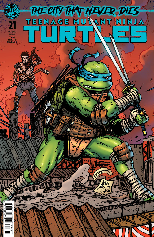 Teenage Mutant Ninja Turtles #21 Variant B (Eastman & Bishop)