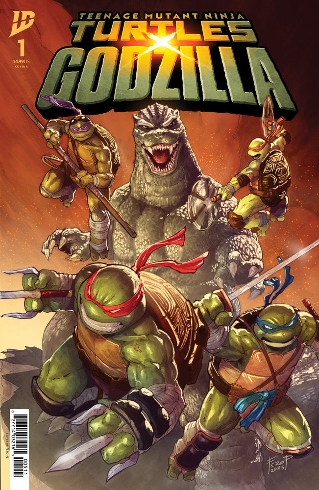 Teenage Mutant Ninja Turtles X Godzilla #1 Cover A (Pe)