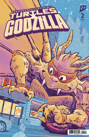 Teenage Mutant Ninja Turtles X Godzilla #2 Variant B (Ba)