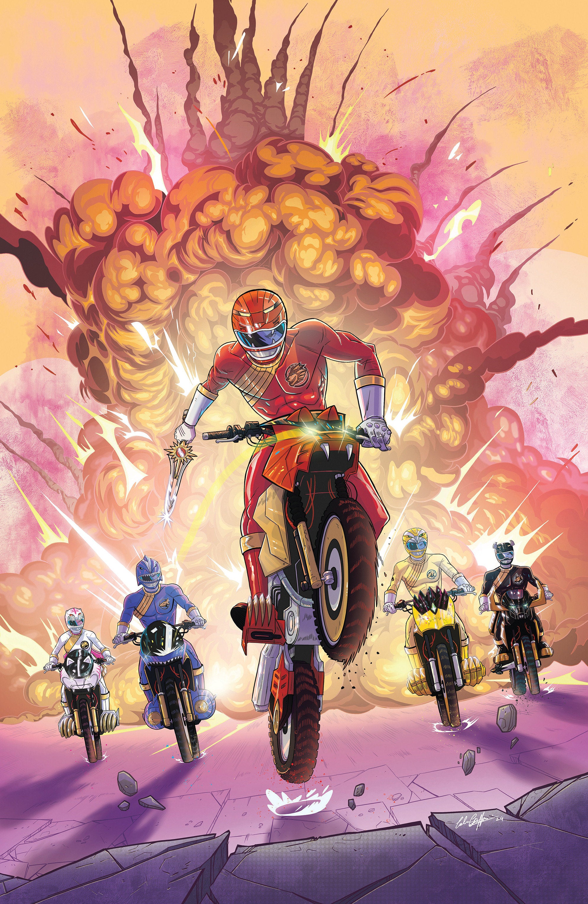Power Rangers Prime #8 D 1 in 10 Variant Edition (Full Art, Griffin)