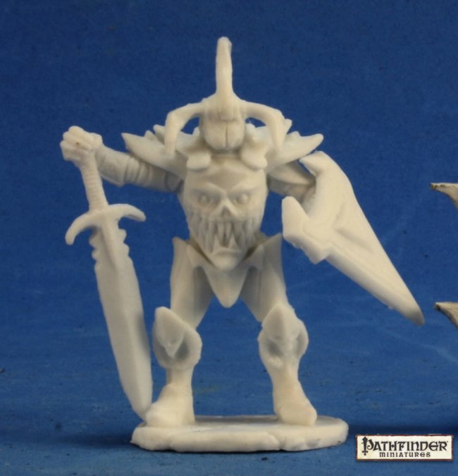 Reaper miniature- Pathfinder Hellknight order of the Nail