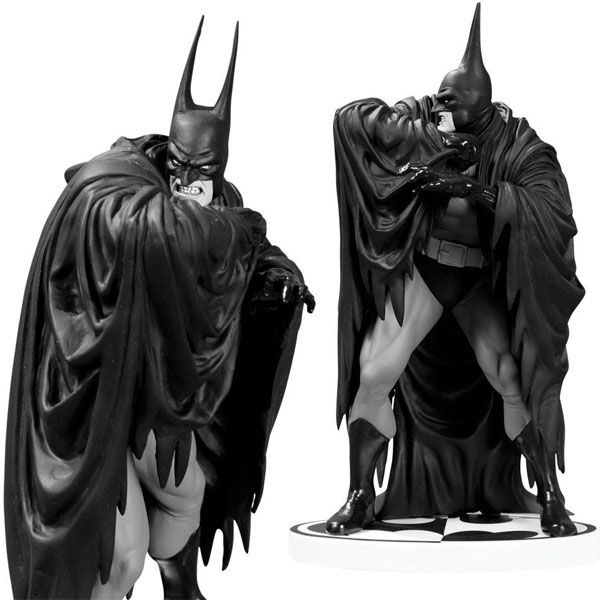 Batman Black and White Statue Kelley Jones Art