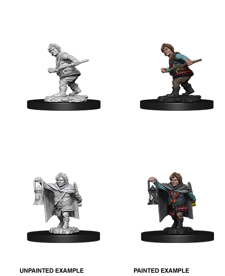 D&D NMM W11 Halfling Rogue unpainted miniatures