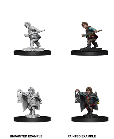 D&D NMM W11 Halfling Rogue unpainted miniatures