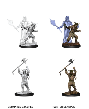 D&D NMM W11 Human Barbarian unpainted miniatures