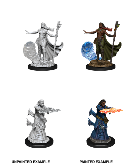 D&D NMM W11 Human Wizard unpainted miniatures