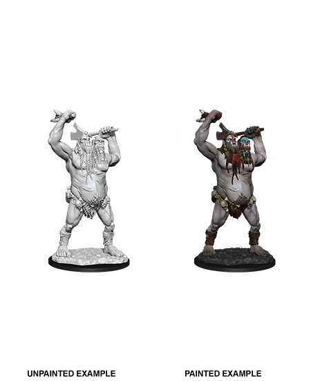 D&D NMM W12.5 Ettin unpainted miniature