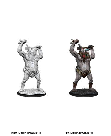 D&D NMM W12.5 Ettin unpainted miniature