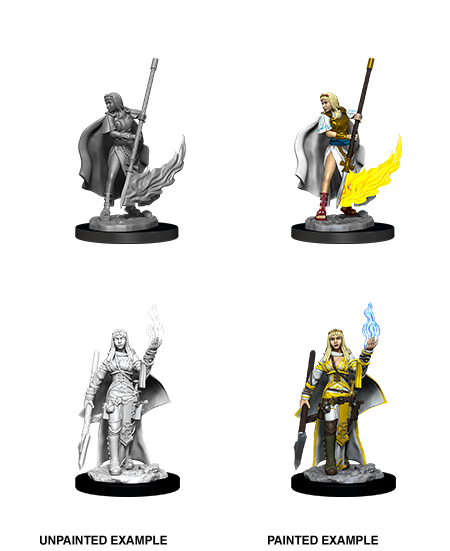 Pathfinder Deep Cuts W11 Female Human Oracle (Magic User) unpainted miniatures