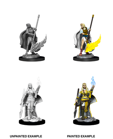 Pathfinder Deep Cuts W11 Female Human Oracle (Magic User) unpainted miniatures