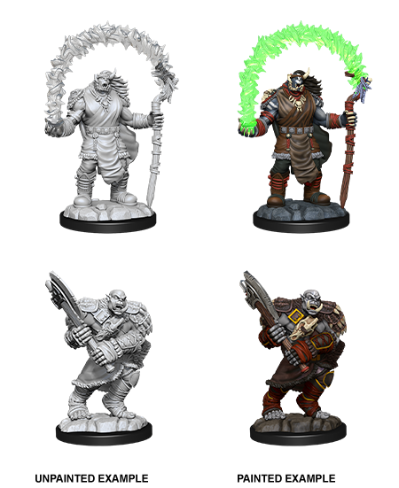 D&D NMM W12 Orc Adventurers unpainted miniature