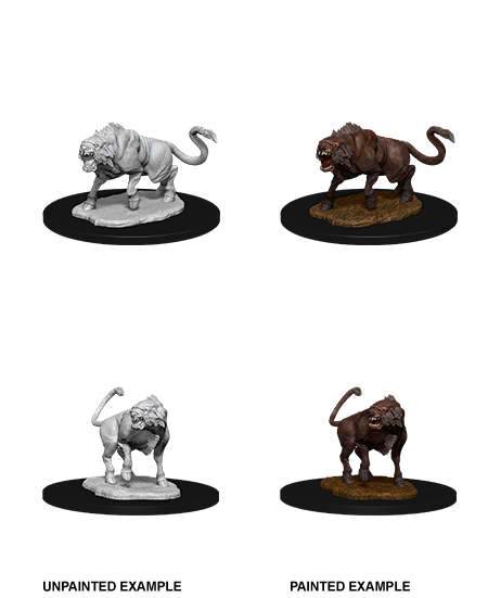 D&D NMM W12 Leucrotta unpainted miniatures