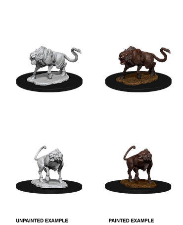 D&D NMM W12 Leucrotta unpainted miniatures