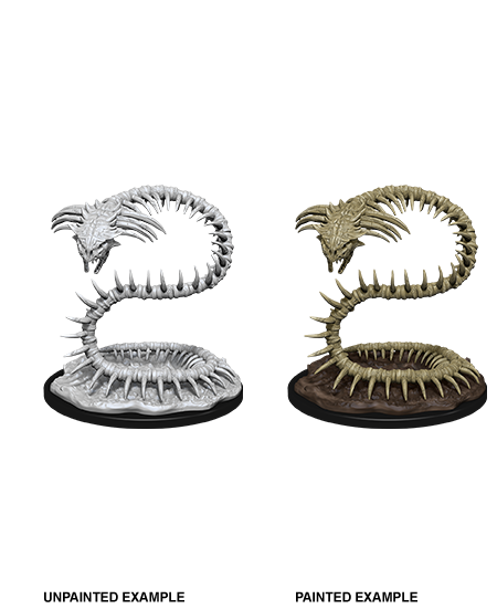 D&D NMM W12 Bone Naga unpainted miniature
