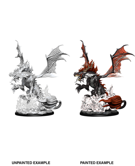 Pathfinder Deep Cuts W12 Nightmare Dragon unpainted miniature