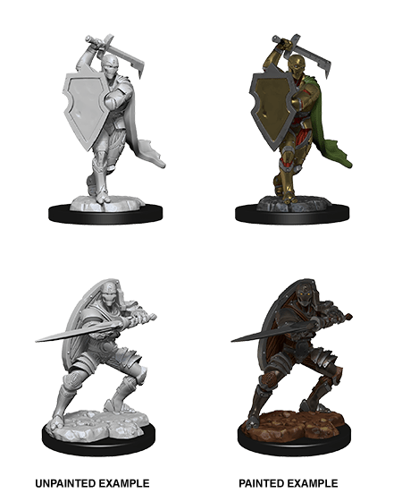 D&D NMM W13 Warforged Fighter unpainted miniatures