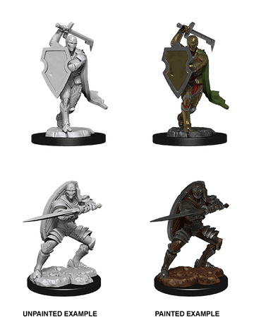 D&D NMM W13 Warforged Fighter unpainted miniatures