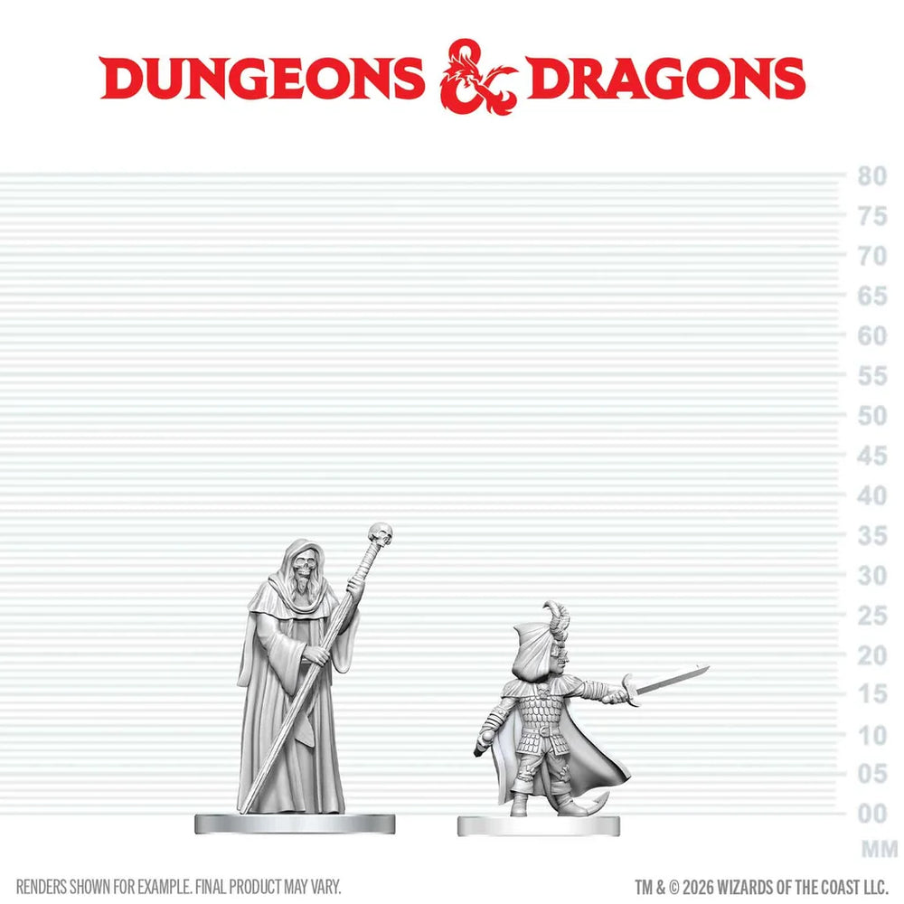 Dungeons & Dragons: Nolzur's Marvelous Unpainted Miniatures - Cultist Of Bhaal & Cultist Of Myrkul