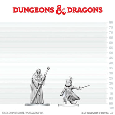 Dungeons & Dragons: Nolzur's Marvelous Unpainted Miniatures - Cultist Of Bhaal & Cultist Of Myrkul
