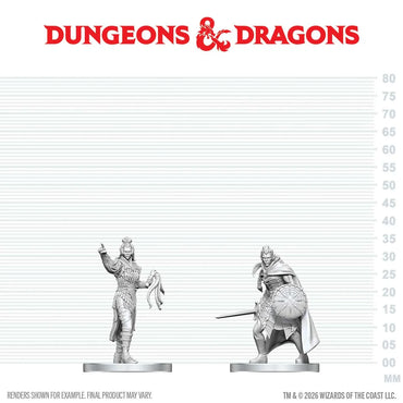 Dungeons & Dragons: Nolzur's Marvelous Unpainted Miniatures - Drow Elite & Drow Priestess Of Lolth