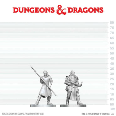Dungeons & Dragons: Nolzur's Marvelous Unpainted Miniatures - Town Guards