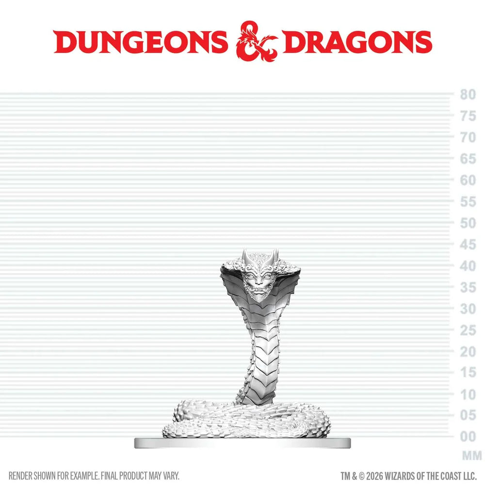Dungeons & Dragons: W29 Nolzur's Marvelous Unpainted Miniatures - Guardian Naga