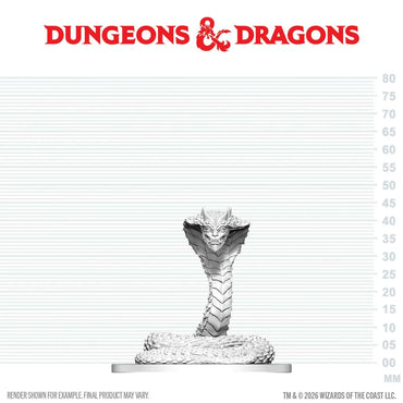 Dungeons & Dragons: W29 Nolzur's Marvelous Unpainted Miniatures - Guardian Naga