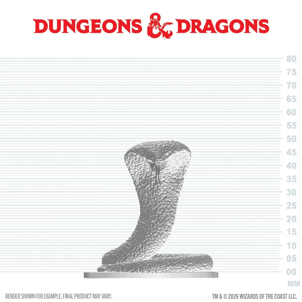 Dungeons & Dragons: Nolzur's Marvelous Unpainted Miniatures - Polar Serpent