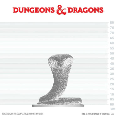 Dungeons & Dragons: Nolzur's Marvelous Unpainted Miniatures - Polar Serpent