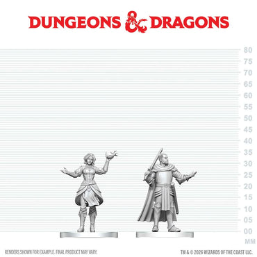 Dungeons & Dragons: Nolzur's Marvelous Unpainted Miniatures - Kight & Mage Appentice