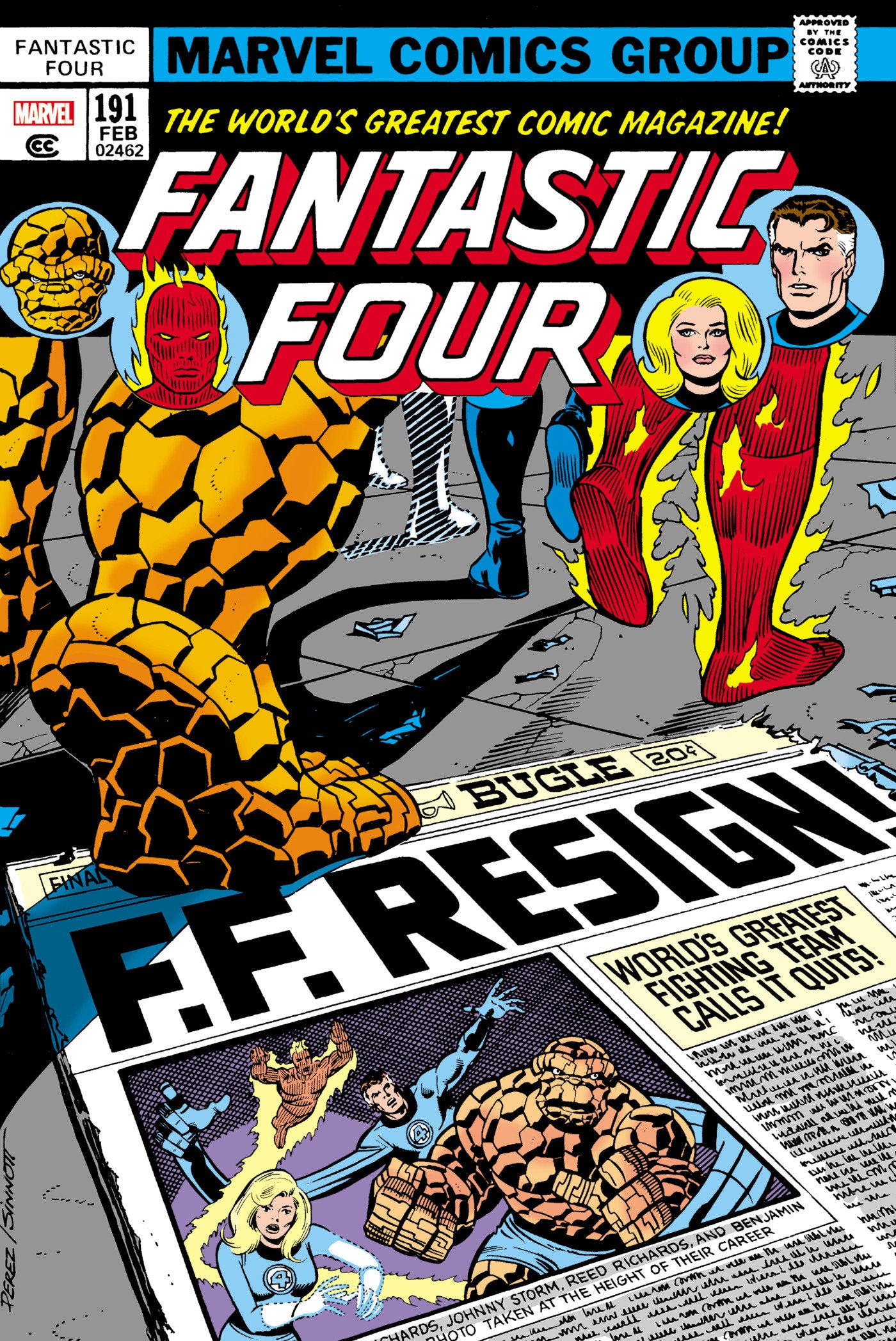 The Fantastic Four Omnibus Hardcover Volume 06 George Perez Direct Market Variant