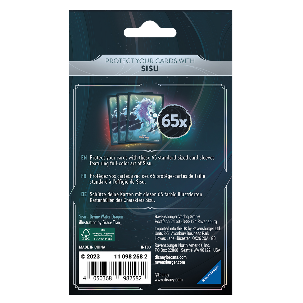 Rise of the Floodborn Standard Matte Card Sleeves (Sisu - Divine Water Dragon)