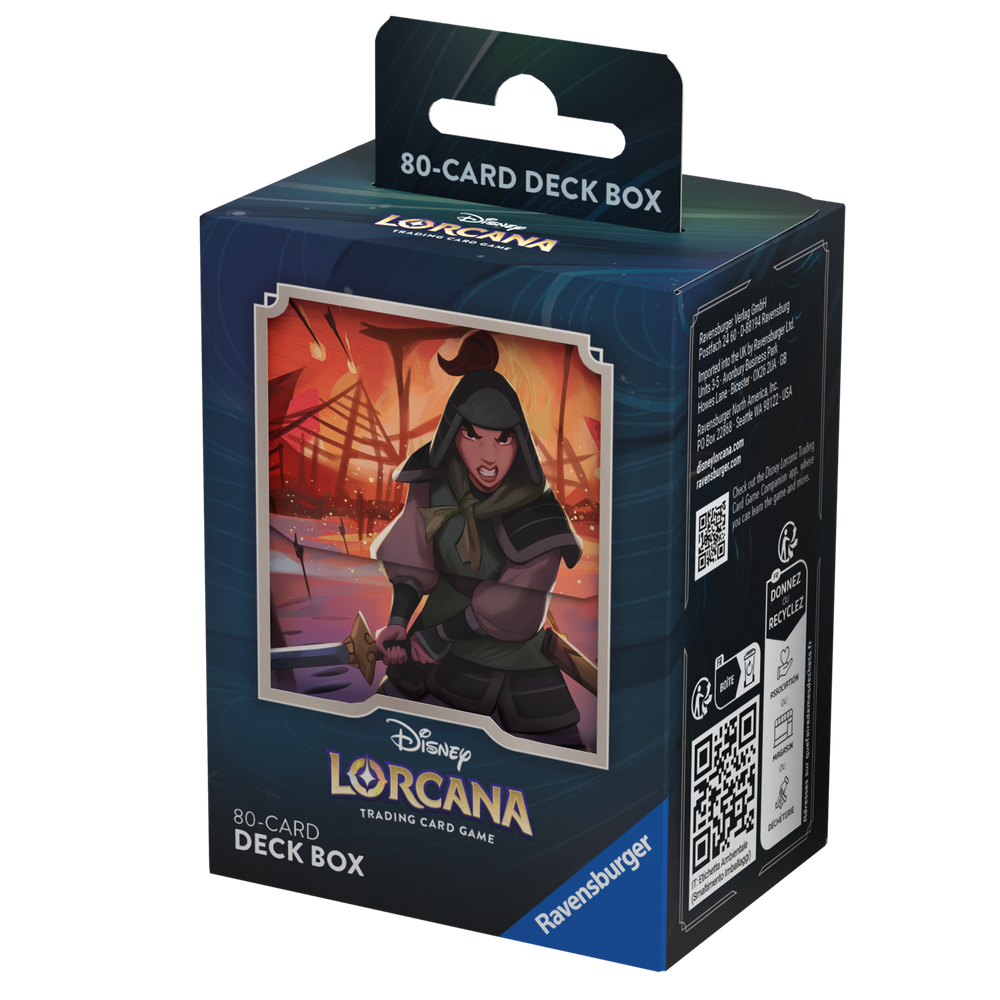 Rise of the Floodborn 80-Card Deck Box (Mulan - Soldier in Training)