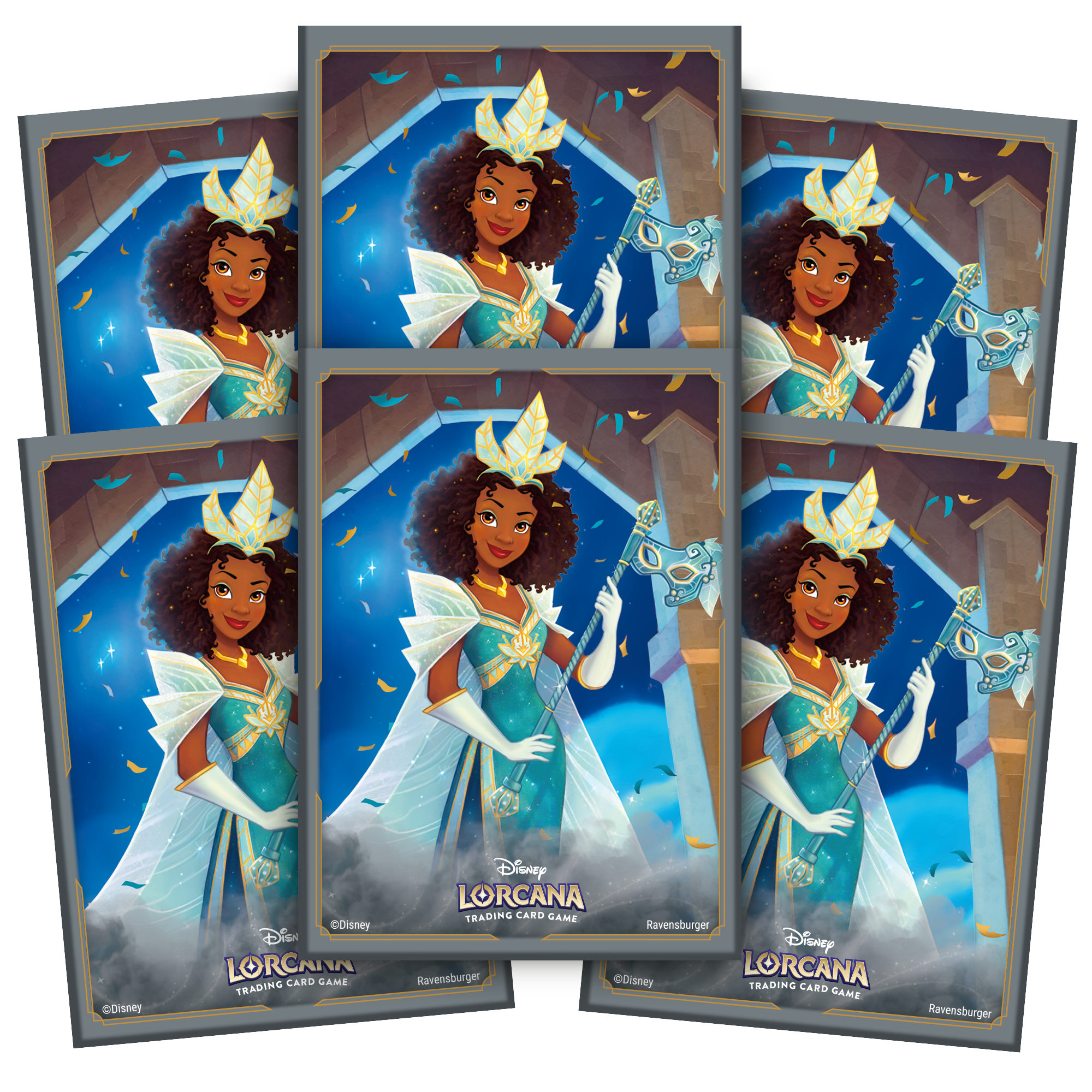 Shimmering Skies Standard Matte Card Sleeves (Tiana - Celebrating Princess)