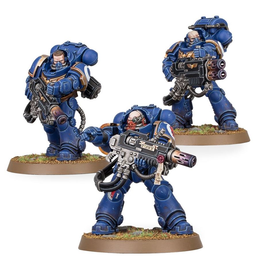 Warhammer 40,000 Space Marines Eradicator Squad WITH HEAVY BOLTERS!!!